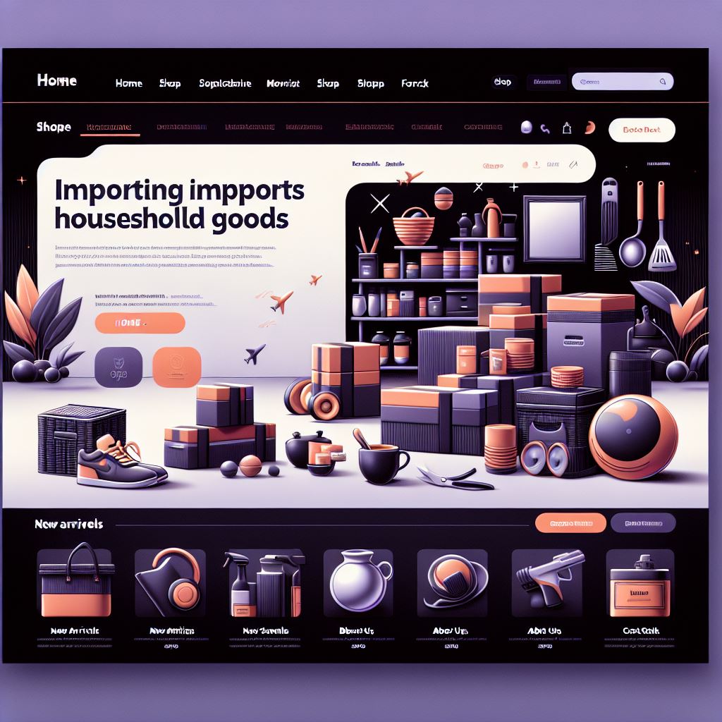 Maahantuontiyrityksen kotisivut